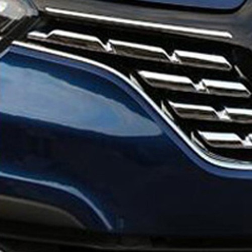 Chrome Front Grilles Grille Guard Cover Trim For Renault Kadjar 2016 2017 2018 - 第 1/7 張圖片