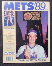 1989 NY METS Inside Pitch Magazine VF- 7.5 Gregg Jeffries