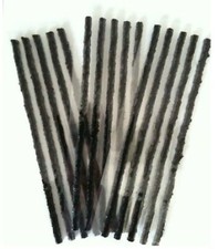 25 x REMA TIP TOP Puncture Repair Tyre Strings 12" Black  Tire Tubeless Brown