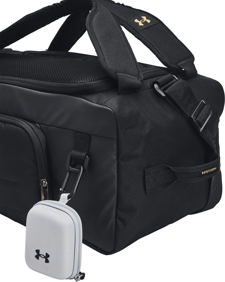 Under Armour Contain Duo Small Backpack Holdall Black Gym Travel Training Bag - Image 4 of 4