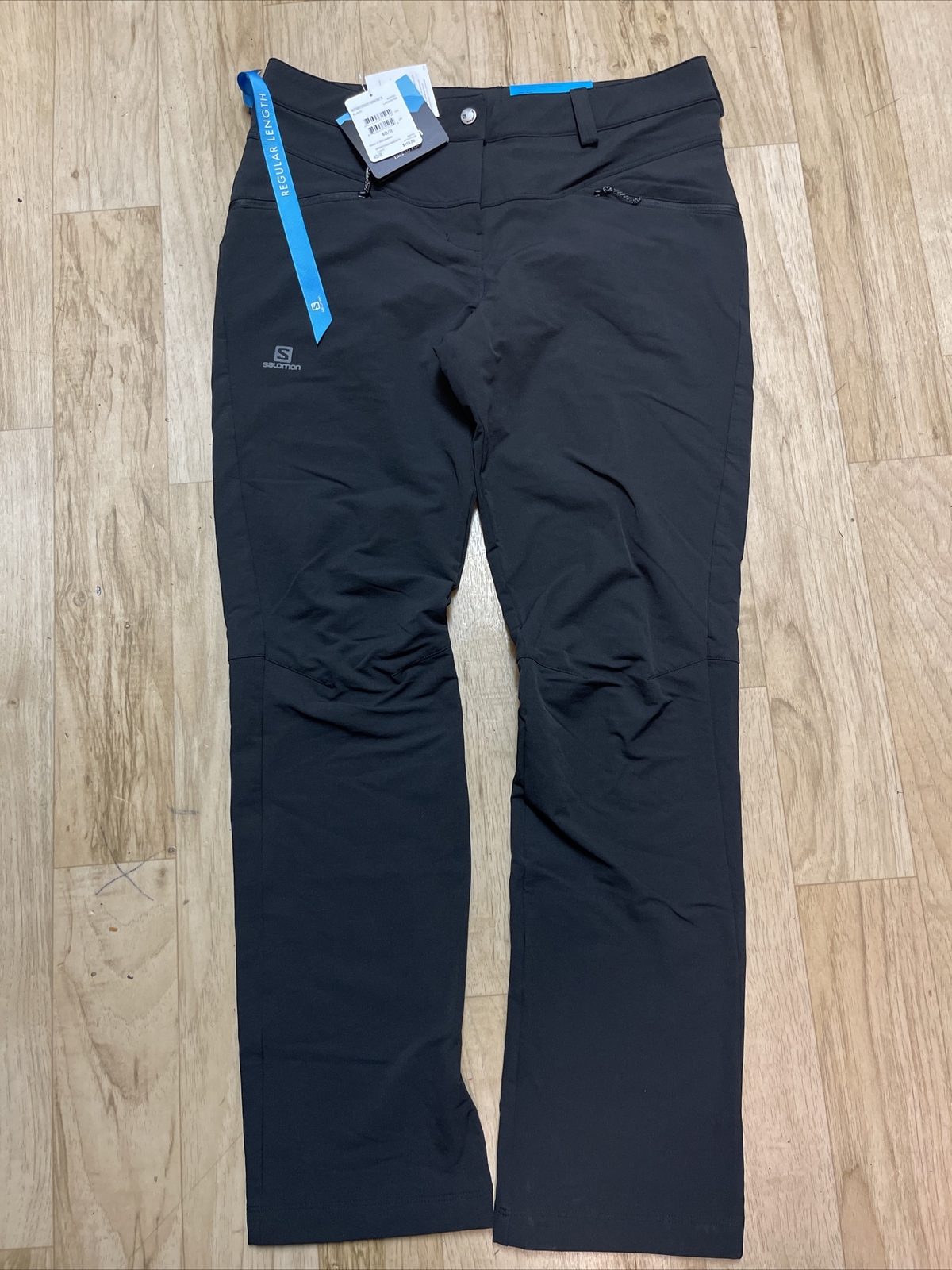 Salomon Pantalone Donna Wayfarer Dritto Caldo Nero Taglia 10 R