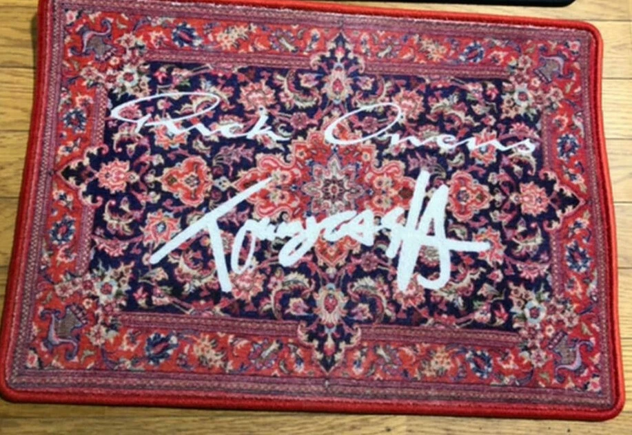 Rick Owens x TOMMY CASH collaboration Mat Carpet Red | eBay