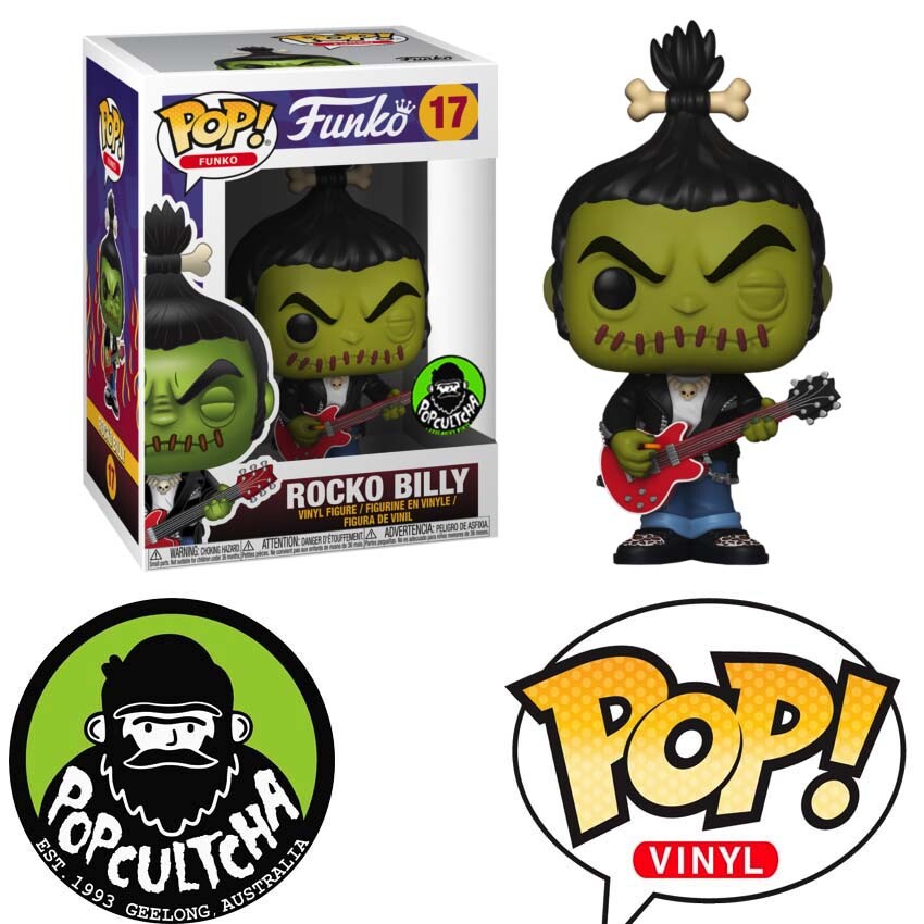 Fantastik Plastik - Rocko Billy Pop! Vinyl Figure (Popcultcha Exclusive) &Quot;New&Quot;