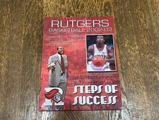 Rutgers 2002 2003 Men's Basketball Media Guide Scarlet Knights Yearbook