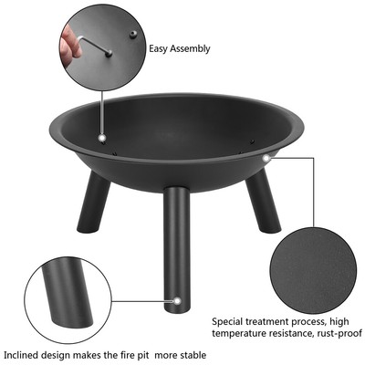 Old West Design Outdoor Patio Firepit Grill Fire Pit For Sale