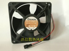1 PCS SUNON Fan KDE1212PMBX-6A DC12V 7.6W 12038 12CM 2 Pin