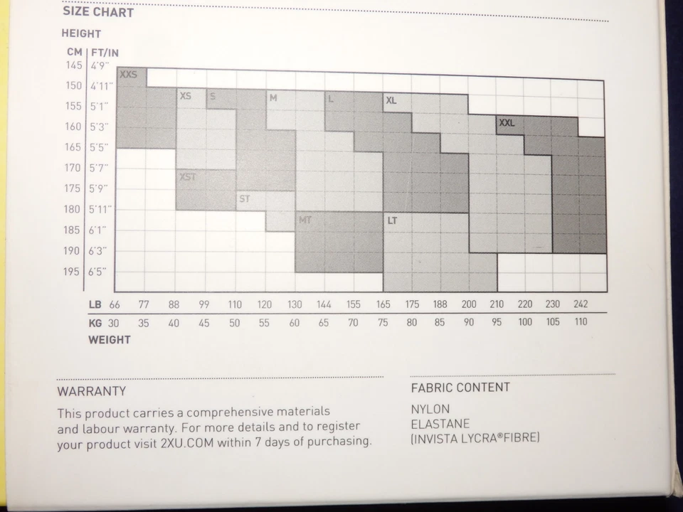 2XU Women Hyoptik Mid-Rise Compression Tights Large New MSRP $99 - Image 2 of 4