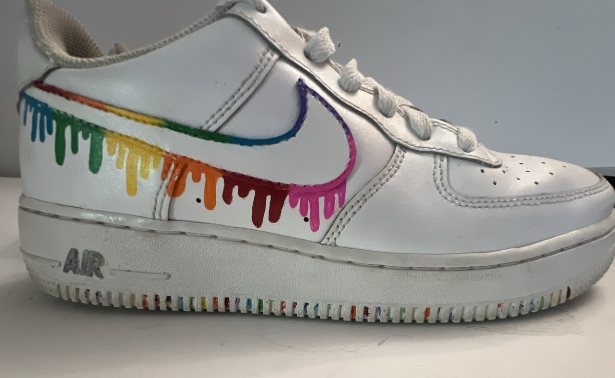 nike air force 1 rainbow drip