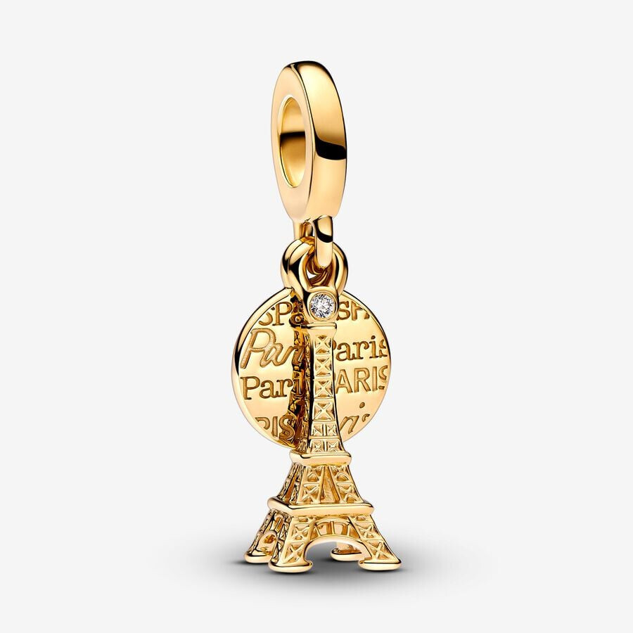 Pandora Charm - France exclusive- Gold Platted Eiffel Tower