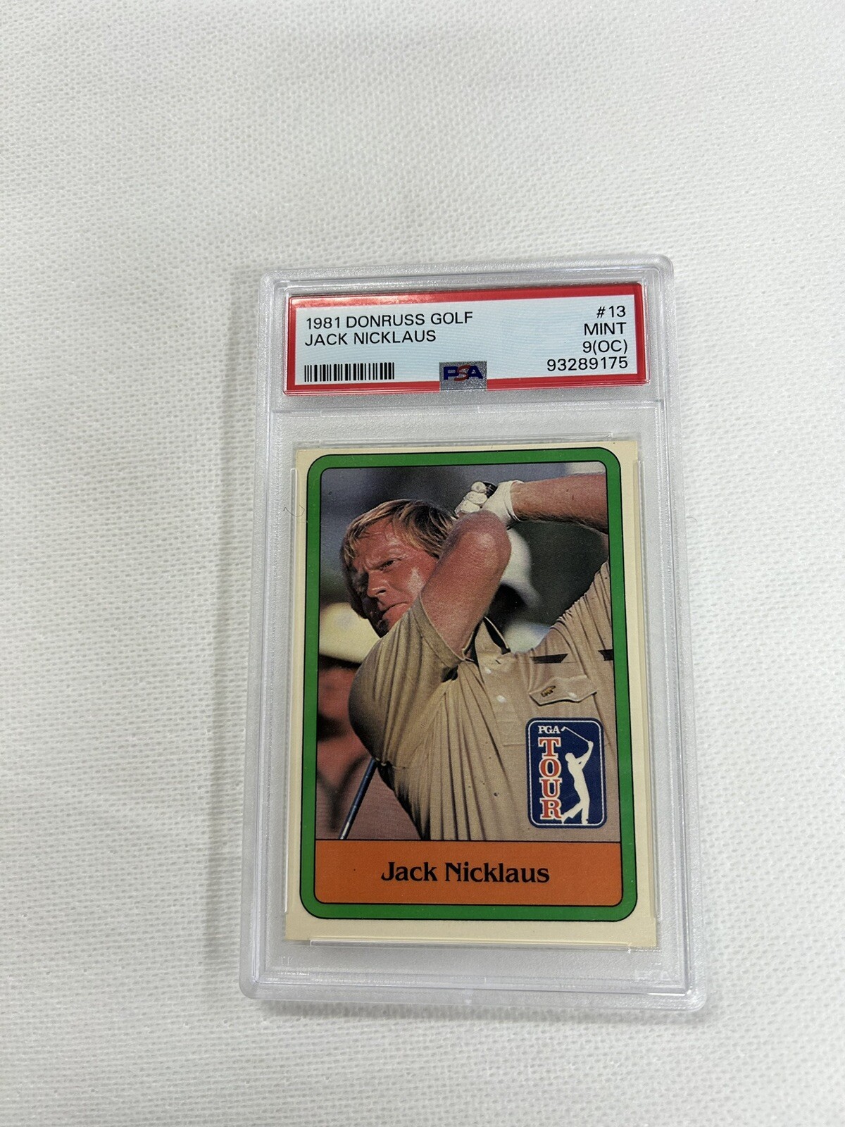 Tiger Woods & Jack Nicklaus Golf Cards view 5