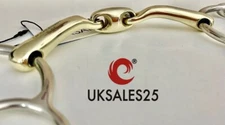 Universal 3 Ring Gag Bit 14MM Curved Mouth GS (UKSALES25®) *SAME DAY DISPATCH*
