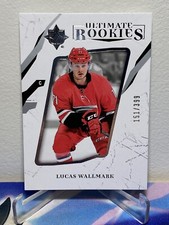 2017-18 Upper Deck ULTIMATE COLLECTION LUCAS WALLMARK #68 ROOKIE SP 151/399