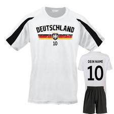 Personalisiertes Deutschland Kinder Trikot mit Wunschname & Nummer Geschenk Kids