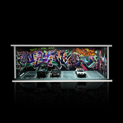 1/64 Diorama Diecast Garage Model LED Parking Lot Scene Display Model AU Stock - Picture 141 of 191