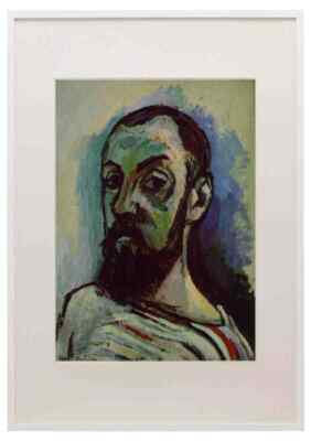 Henri Matisse Selbstportrait 2 A3 A4 gerahmter Druck Bild