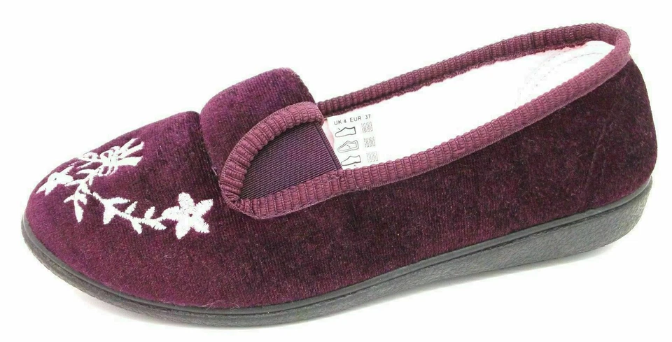 Sapatos femininos femininos indoor outdoor sola dura chinelos tamanho mocassim conforto novo - Imagem 4 de 4