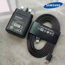 Original Samsung S24 S24+ S24 Ultra 5G 45W Charger Super Fast Charge Type C PLUG