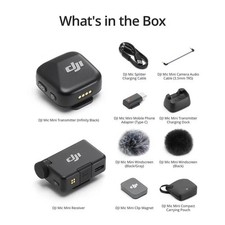 NEW DJI Mic Mini 1TX  1RX : Unidirectional, Dynamic Microphone System