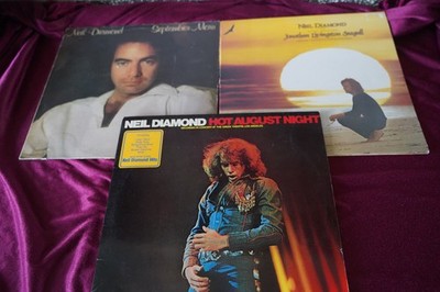 Neil Diamond...4 LPs...Hot August Night/Jonathan/September Morn/