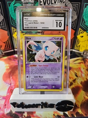 Mew 10/92 Legend Maker Holo CGC 10