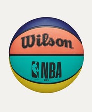 WILSON NBA DRV ALTERNATING OUTDOOR BASKETBALL 5 - GREEN / ORANGE / TEAL / PINK