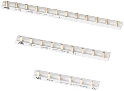 ABB - PS1/4 Phasenschiene 1Ph.,4Pins,10qmm - 2CDL210001R1004