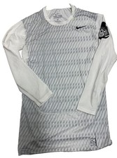 Nike Pro Combat Dri-FIT Men's L Black/Gray Compression Long Sleeve Shirt