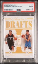 2022 Flawless Paolo Banchero Chet Holmgren /5 Dual Diamond RC PSA 9 Amazing!