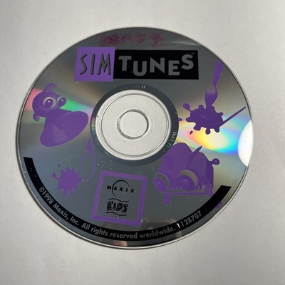 Sim Tunes PC Game Maxis USA 1996 For Win 95 Kids CD-ROM Game