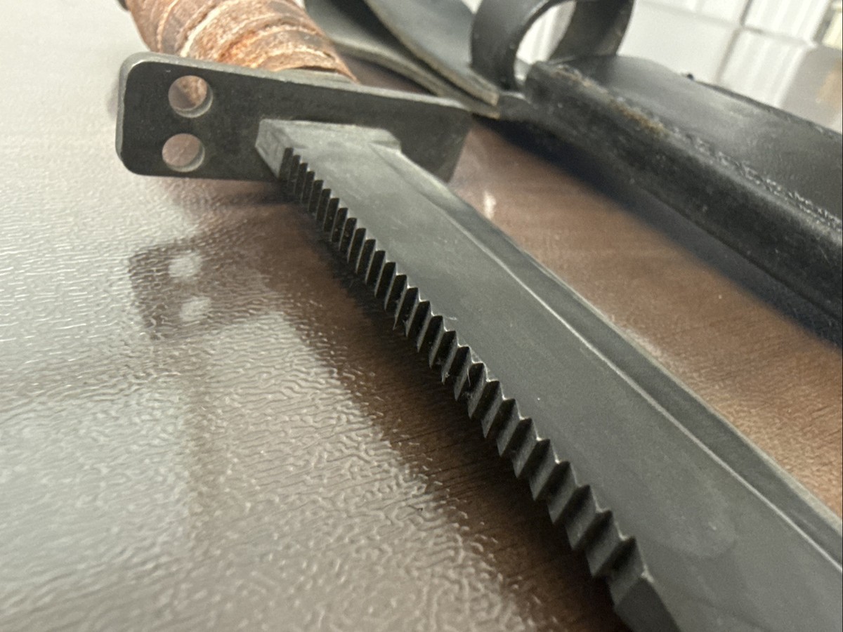 Ontario | Fixed Blade | Pilot Survival Knife | Sheath | Date 1-86