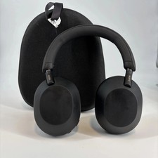 Sony WH-1000XM5 Headphones Black w/ Cables  Case  Box - Excellent