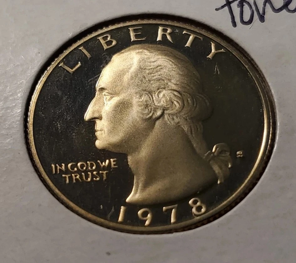 3 PROOF WASHINGTON QUARTERS, 1974-S, 1977-S & 1978-S, GREAT TRIO, FLAWLESS! - Image 4 of 4