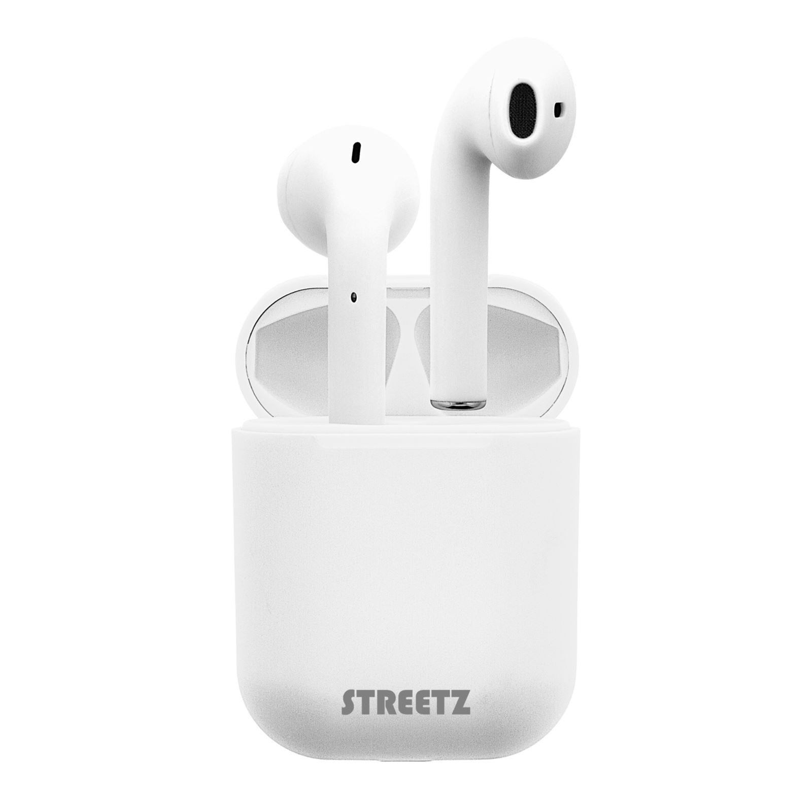 Streetz TWS-0004 Earphones White True Wireless Bluetooth Earbuds