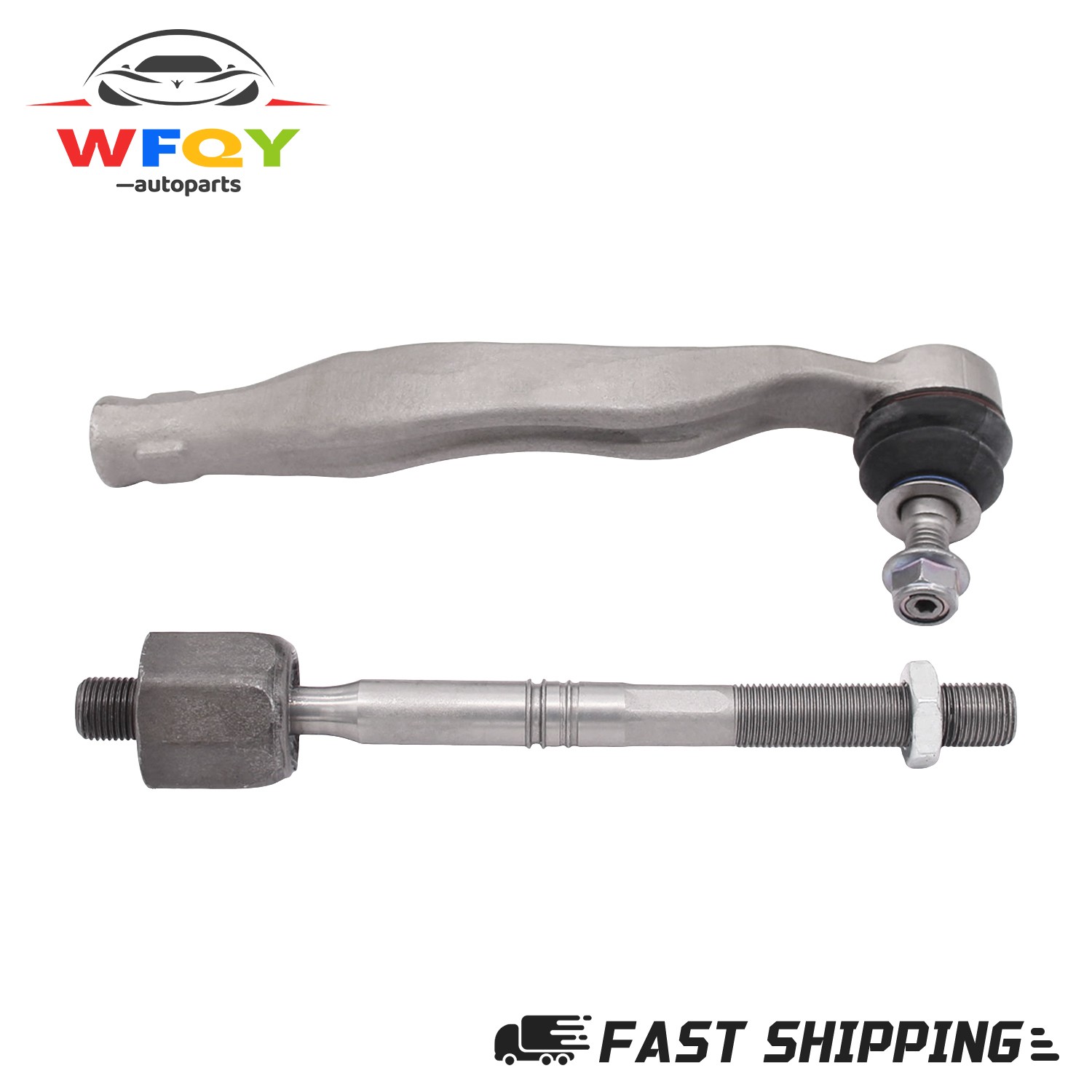 Passager Outer & Inner Tie Rod End for Maserati Quattroporte Electronic Steering