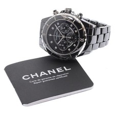 CHANEL J12 BLACK CERAMIC H2419 41mm Ceramic / Stainless Steel Black #C28659
