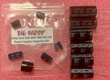 Big Daddy Power Supply Repair Kit For Data East Pins (Board 520-5047-00-01-02)