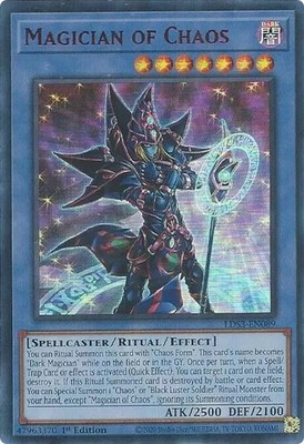 YUGIOH: 1X Magician of Chaos (Red) LDS3-EN089 Ultra Rare NM
