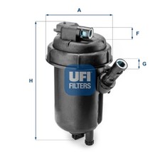 Kraftstofffilter UFI 55.152.00 Filtereinsatz für OPEL FAMILY GTC A05 ZAFIRA A04