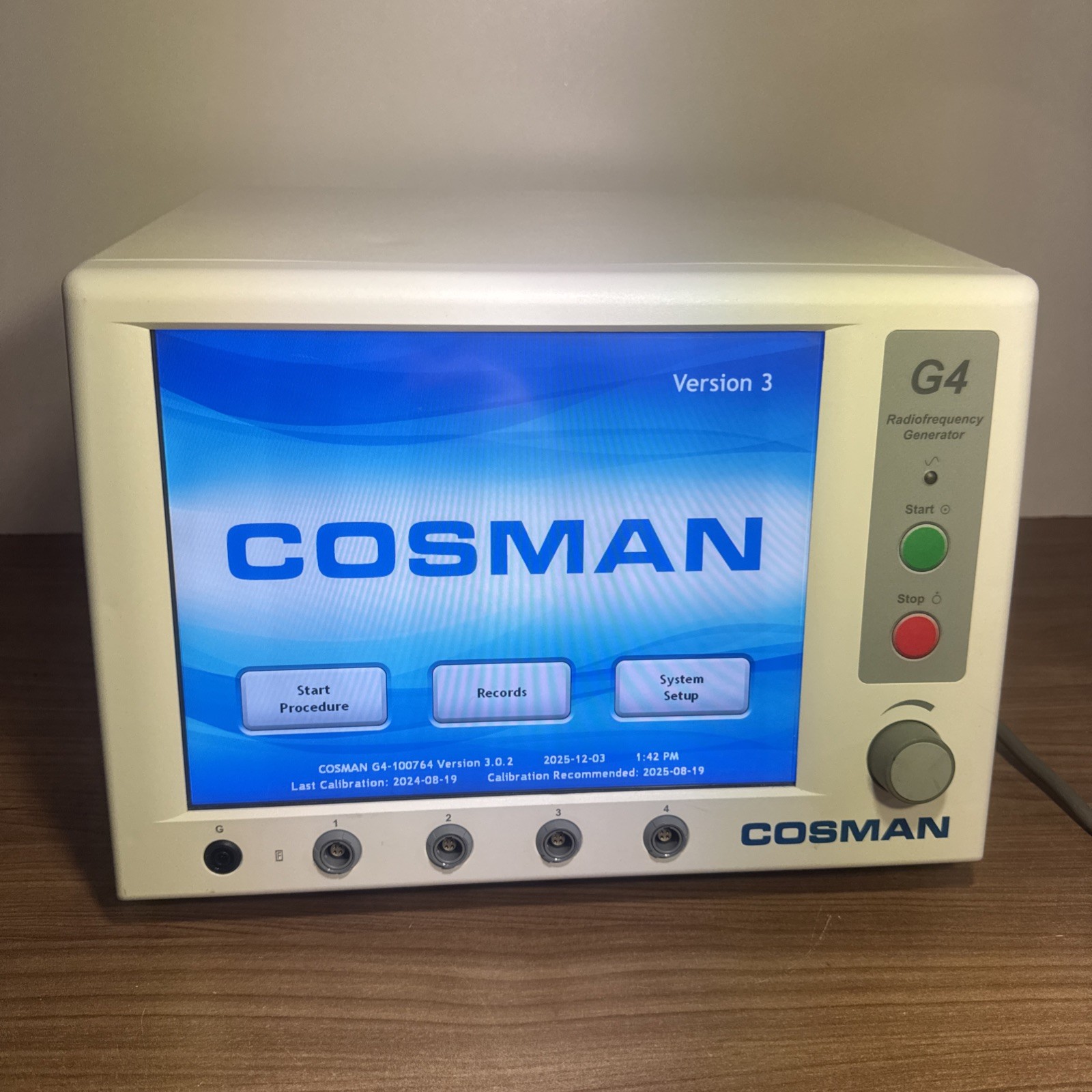 BOSTON SCIENTIFIC COSMAN G4 RF GENERATOR 2020 VERSION 3.0 Excellent Condition