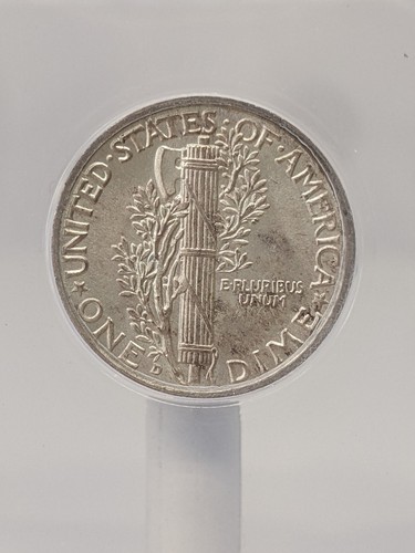 1939-D Mercury Dime MS66 FSB (FULL BANDS) ANACS Certified #69 - Picture 5 of 5