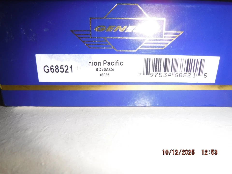 ATHEARN GENESIS HO UNION PACIFIC SD70ACe LOCOMOTIVE #8365 - ITEM #G68521 - NEW! - Image 2 of 4