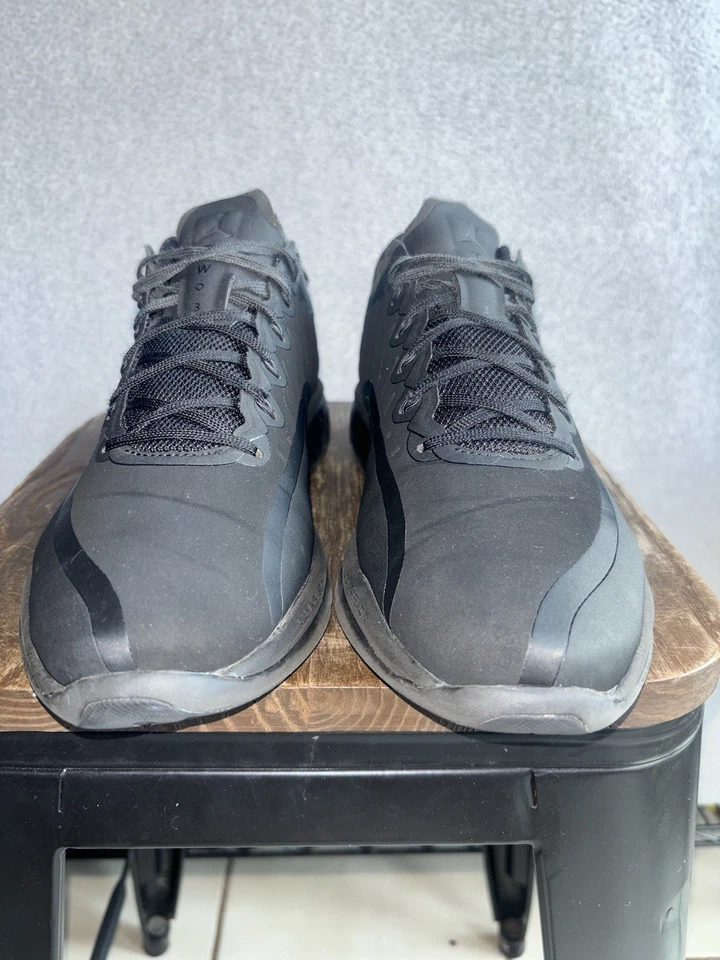 Nike Air Jordan Trainer Prime XII Triple Negro Para Hombres Talla 8 Zapatos Atléticos Tenis Foto 3 de 4