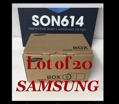 Lot of 20 Samsung SNB-7001N Security Network Color Cameras 3MP H.264 NEW!