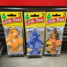 Little Trees Lot Of 7. 2 Warm Pumpkin Spice, 2 Let It Snow, And 3 Crisp Autumn.