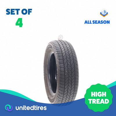 Set of (4) Used 195/65R15 Firestone All Season (Firestone) 91T - 8-9/32