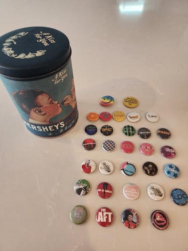 Friendly Company & Early-2000s American Indie/Punk Band Promo Pinbacks (Approx.