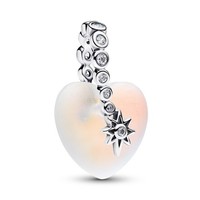 Pandora Schmuck Charm-AnhäNger Silber Sternschnuppe & Herz 794143C01