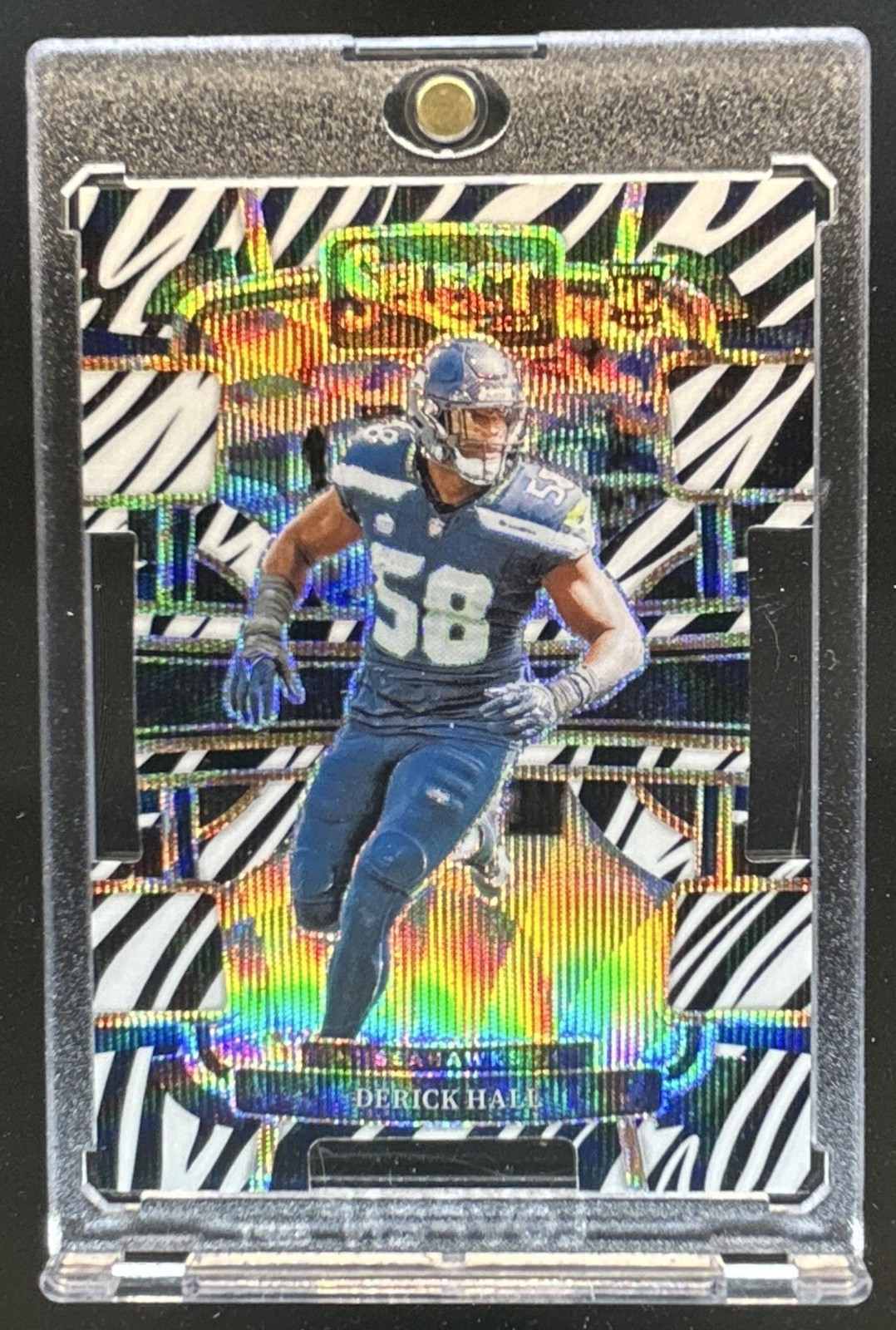 Derick Hall Panini Select #85 Die-Cut Zebra