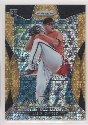 2019 Panini Prizm Neon Orange Donut Circle 72/150 Luis Ortiz #48 Rookie RC 1u6