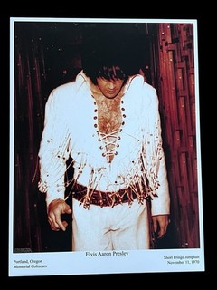 Elvis Presley Concert Candid Photo / Ed Bonja Estate / Portland Oregon 1970